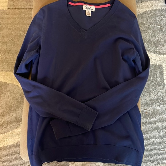 Navy Lilly Pulitzer sweater - Picture 1 of 3